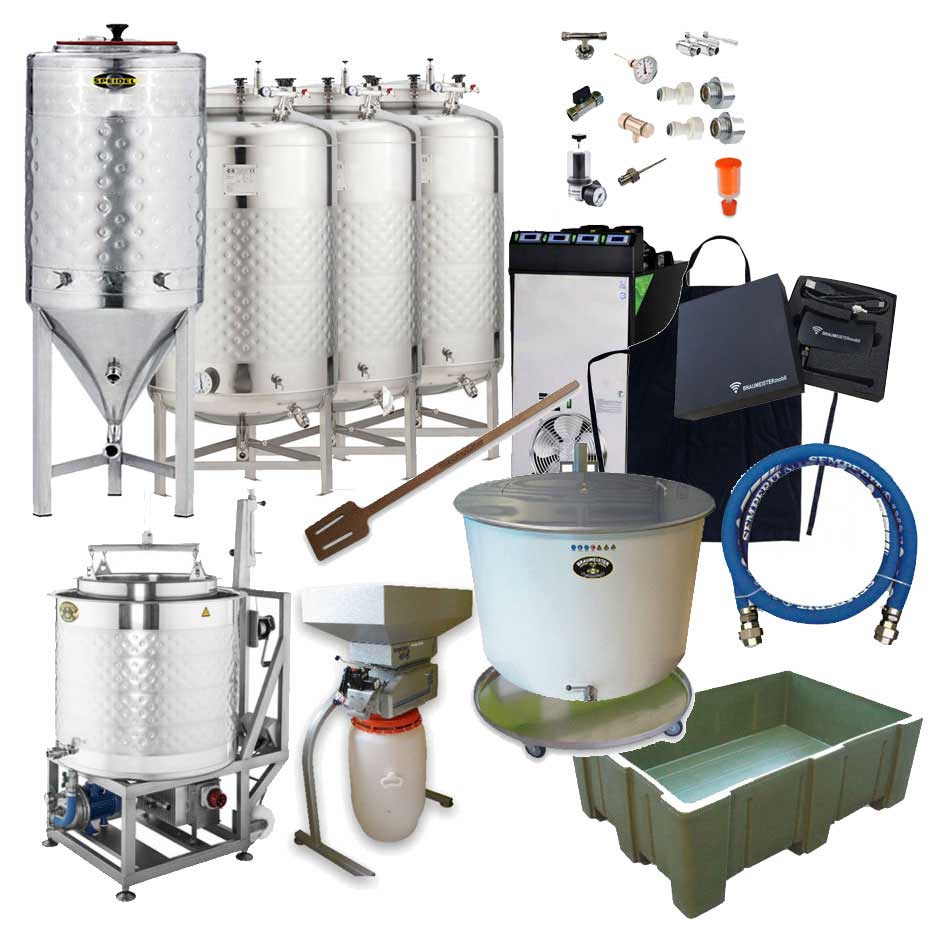مصانع الجعة BREWMASTER 201 مع المخمرات 200 لتر