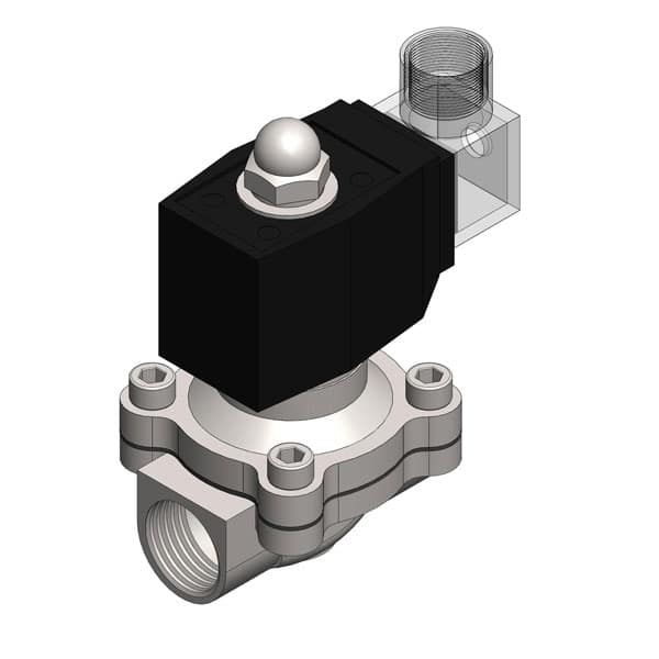 Electric solenoid valves for tanks