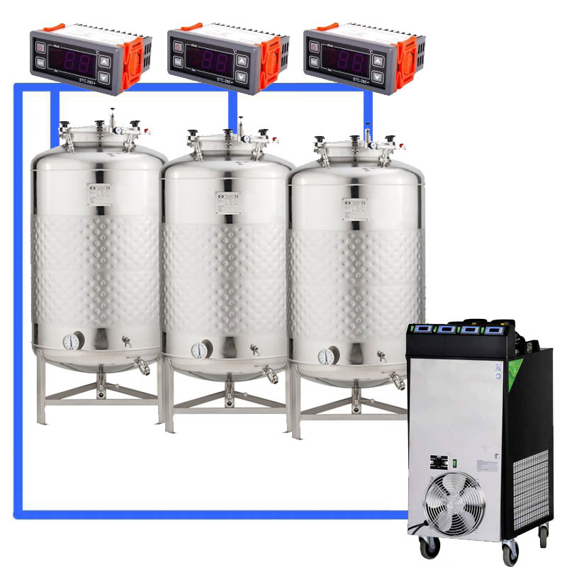 Kompaktowe systemy fermentacji z niskociśnieniowymi zbiornikami 2.5 bar