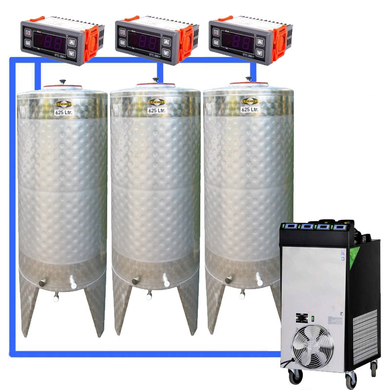 Kompaktowe systemy fermentacji z bezciśnieniowymi zbiornikami 0.0 bar